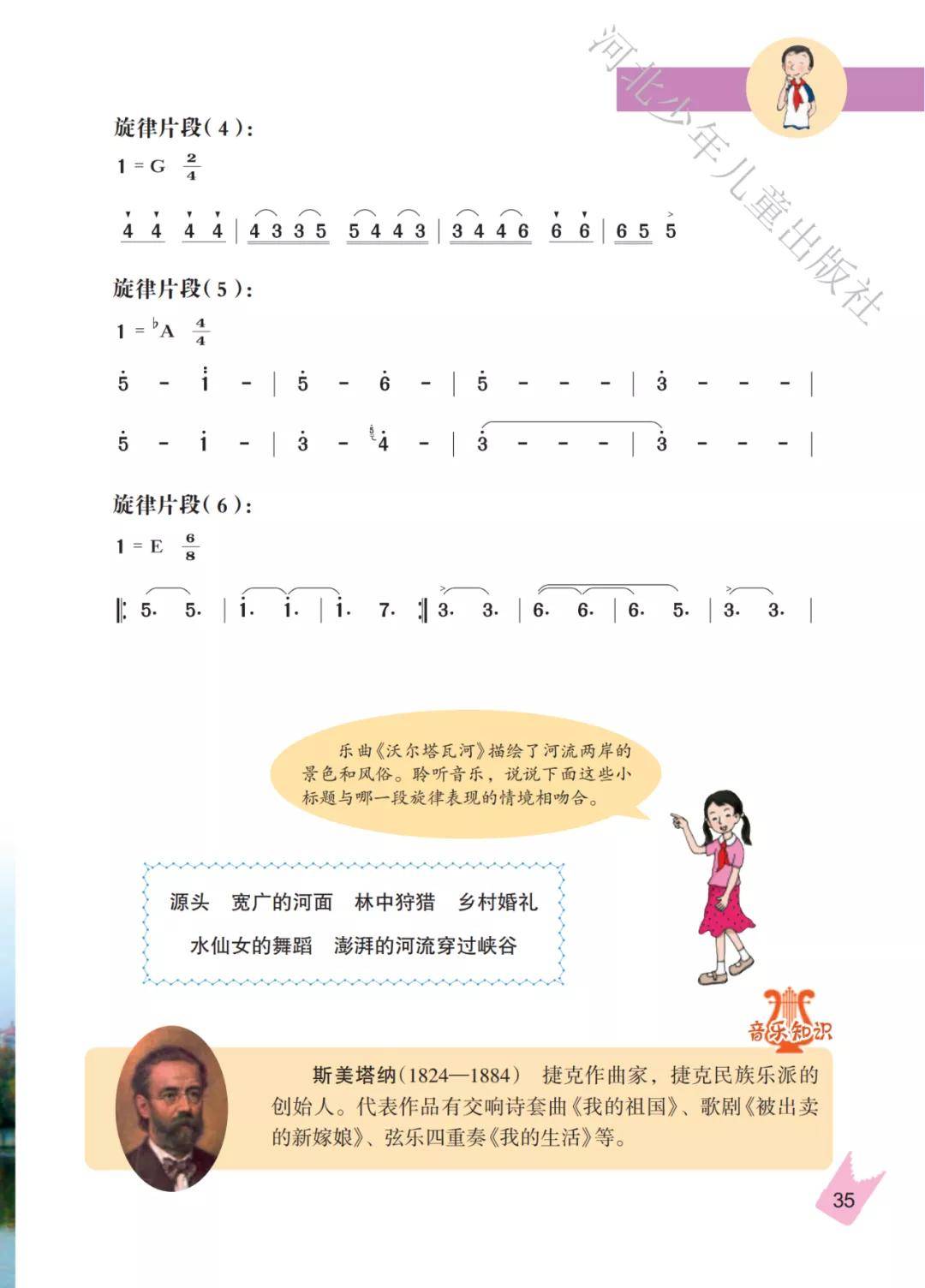 六年级下册音乐书简谱(2)