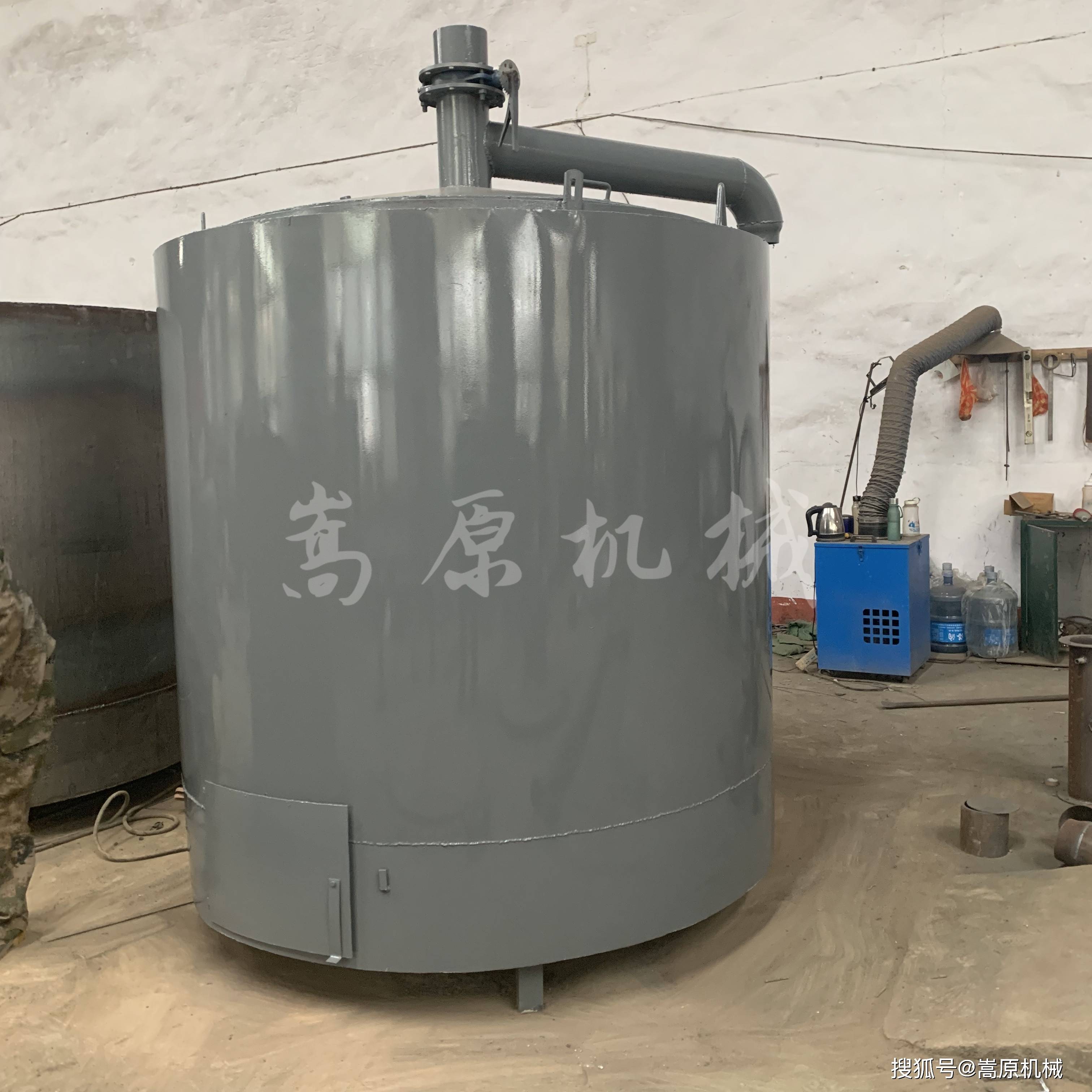 环保吊装式炭化炉组成及工作原理