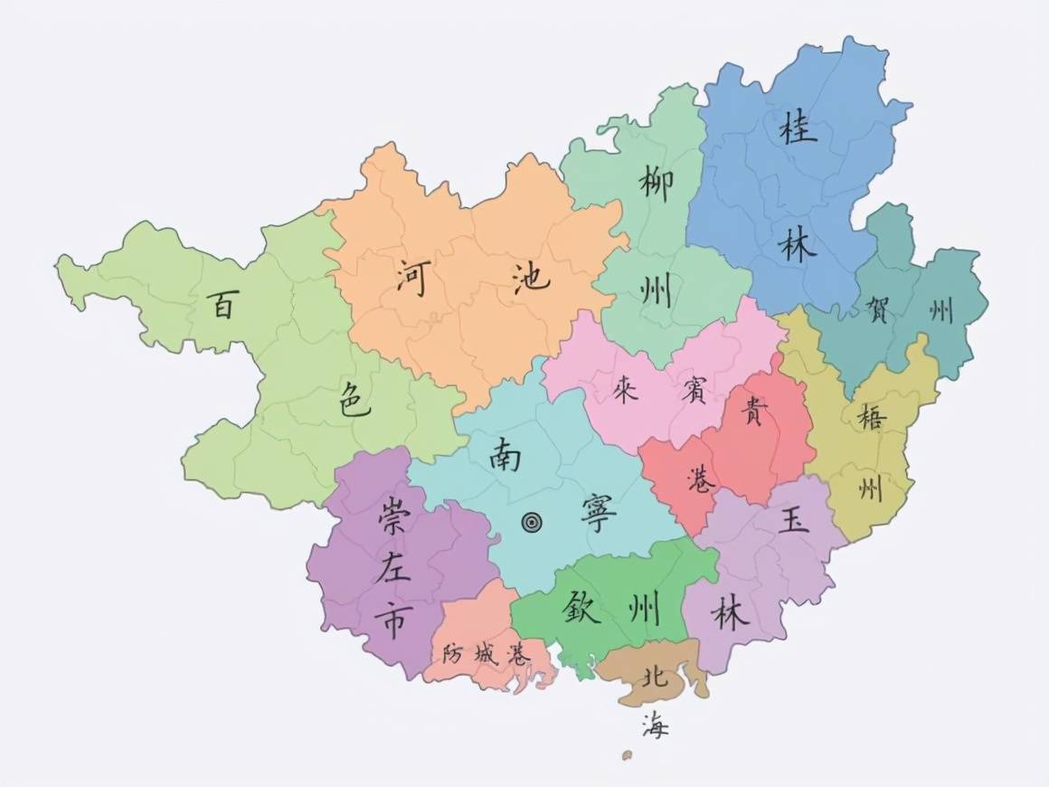 广西桂林百色河池三大城市区域规划设想 你支持哪个?_总面积