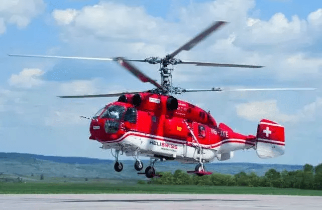 世界上最优秀的消防直升机机型之一卡32在世界30多个国家得到应用
