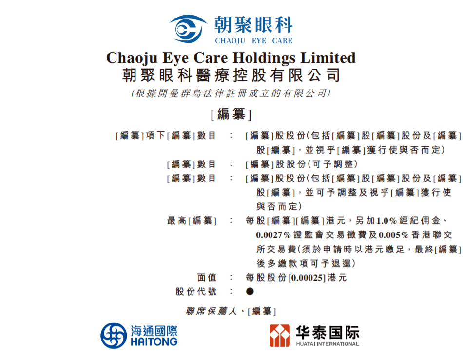 眼科排行_朝聚眼科递交赴港IPO申请,内蒙古排名第一的民营眼科医院