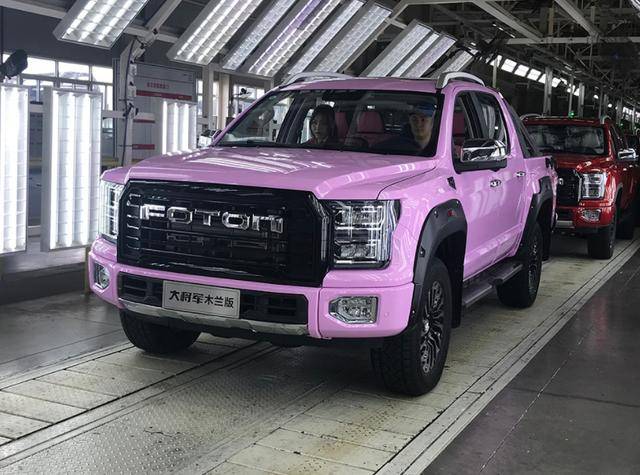 脑洞大开的国产车!专为女士打造的皮卡,里外都是粉红色谁会买?
