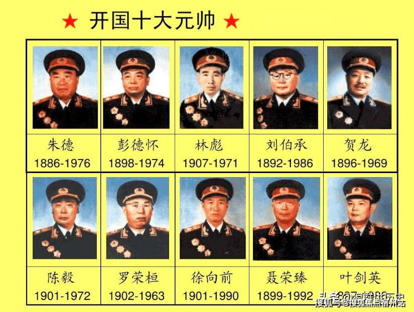 十大元帅的学历如何?5位国外留学,2位黄埔军校,谁学历最低?_朱德