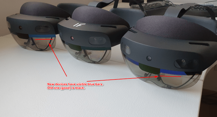 最新版本hololens 2已经大大改善"彩虹图像"显示问题