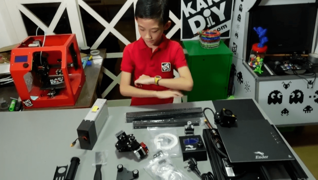 工具|8岁博主拍摄创想三维 Ender-3 安装视频油管走红