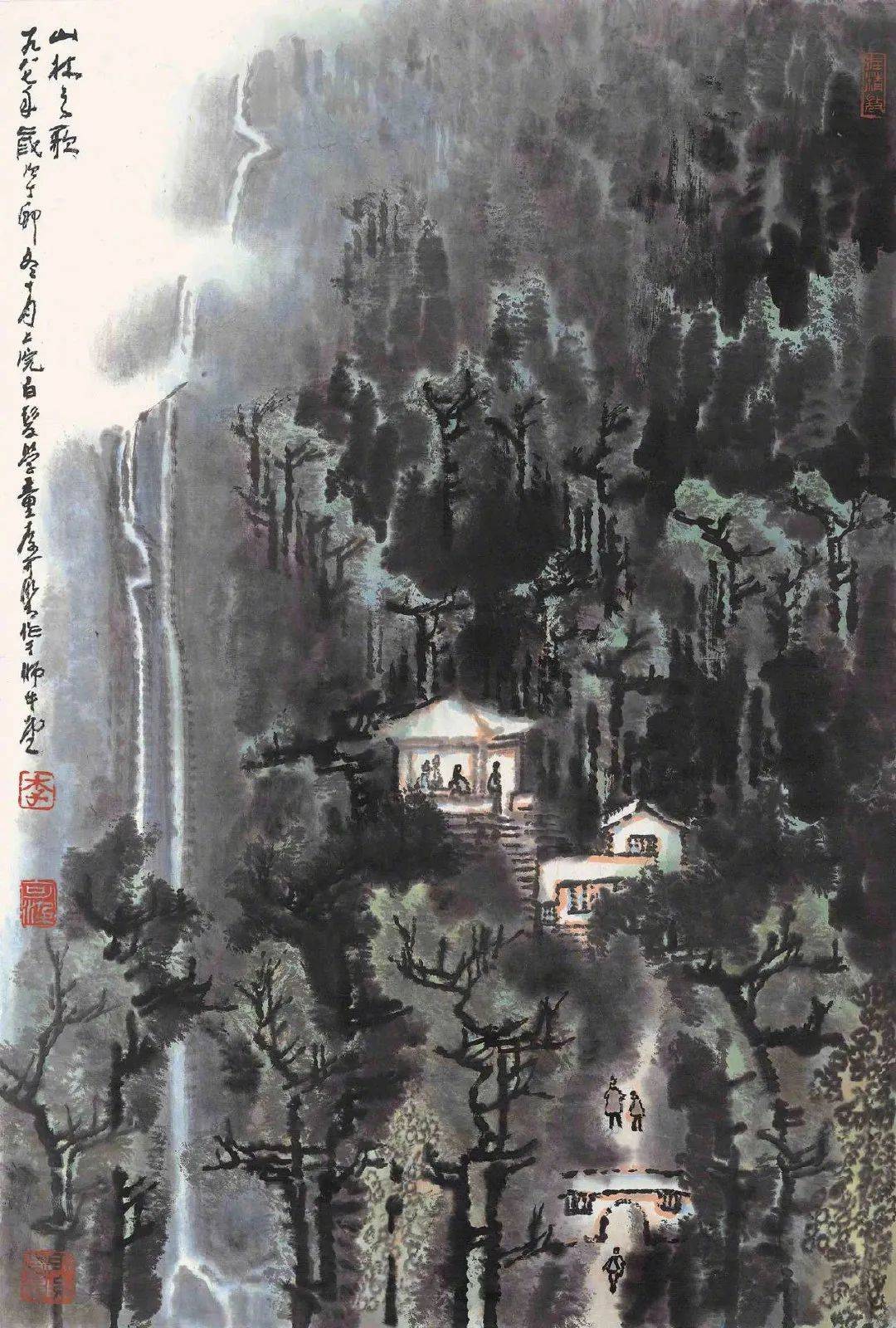 大师李可染山水画作品选赏