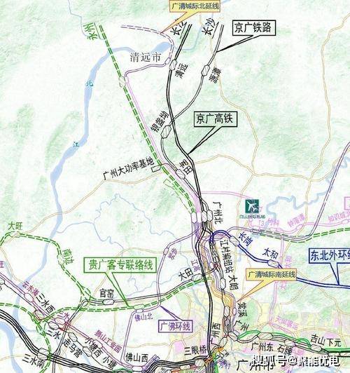 珠三角城际铁路广清城际北延线是珠三角地区城际轨道交通网的重要