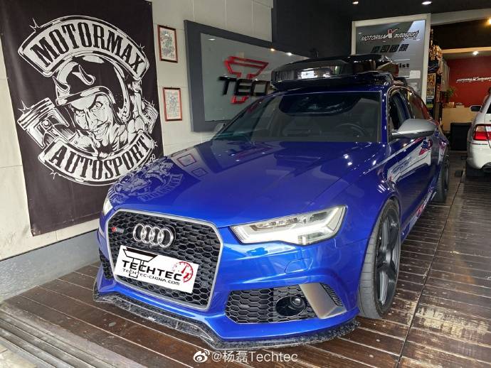 奥迪RS6 V8 4.0T刷ECU改装德国TECHTEC刷电脑改装ECU程序