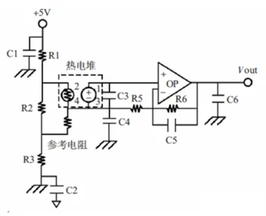 mems热电堆传感器的红外探测系统