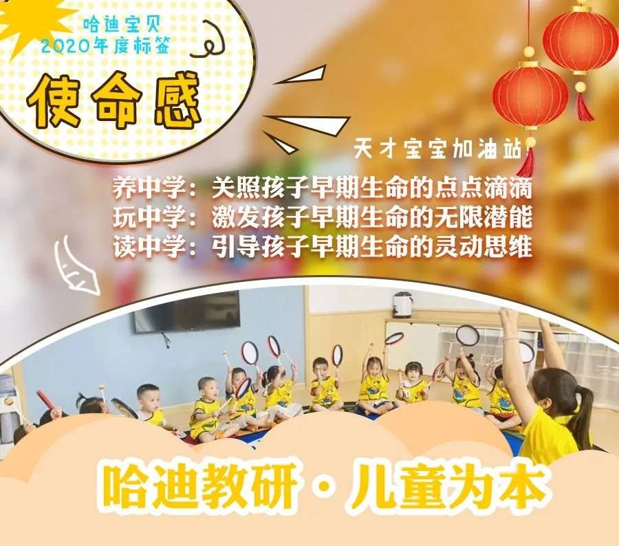 2021,托育早教行业将由我们一起定义 哈迪宝贝祝大家元旦快乐 新的