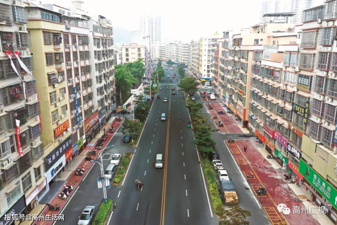 高州城区6条主干道路已完成改造,实现全面通车!