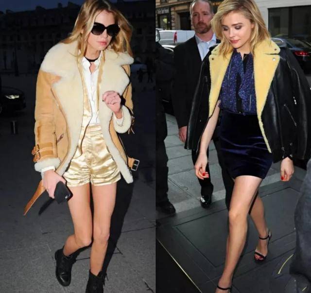 比摇粒绒霸气,比大衣保暖,皮毛一体外套才是冬季新宠