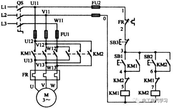 电工必知电动机正反转控制电路原理及应用
