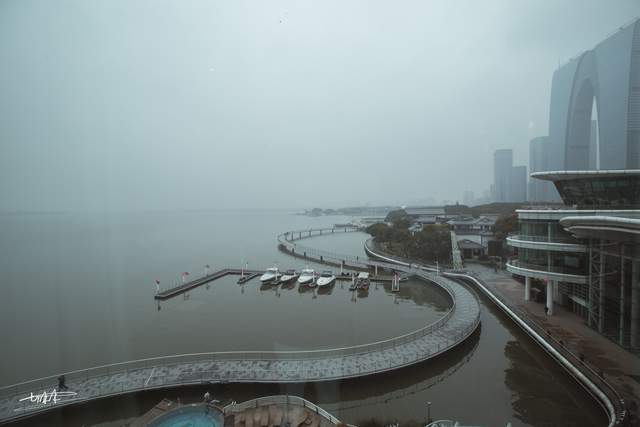 电视剧《都挺好》取景地,苏州彩虹邮轮酒店,金鸡湖边的一道风景