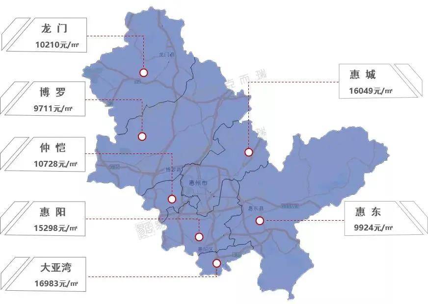 5万,龙门破万!惠州2021年1月房价涨势非凡