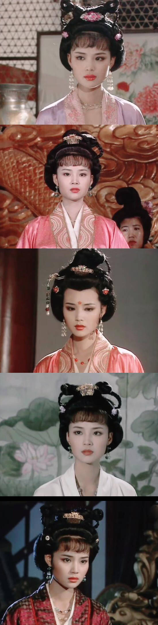 同时期的《汉宫飞燕》也是李建群做服装造型,做妆发的则是毛戈平的