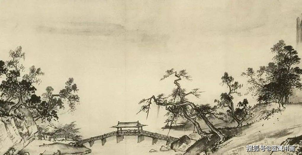 原创赵孟頫的山水画,意境颇为悠远,深得文人墨客的喜爱