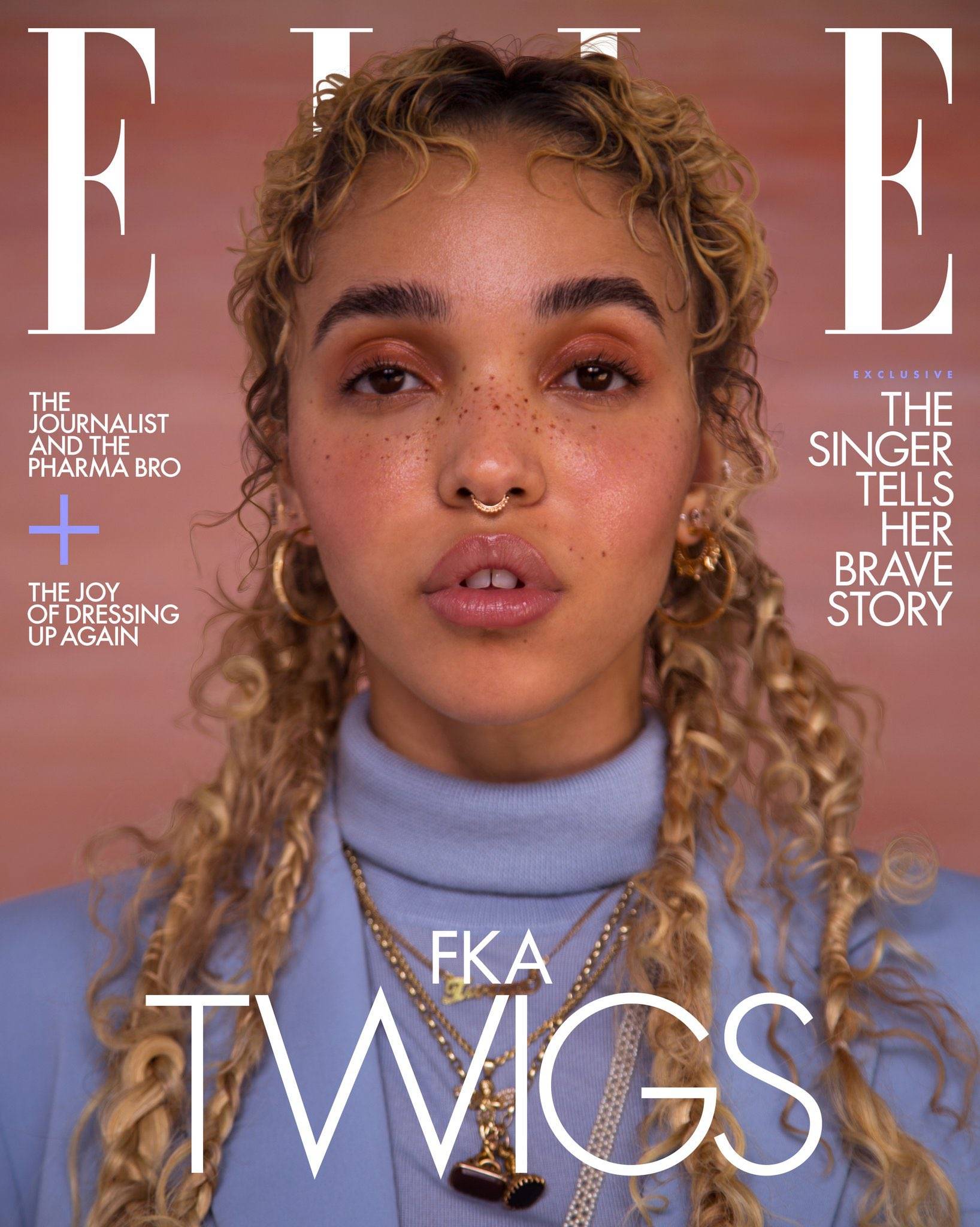 fka twigs登上elle杂志封面照释出!