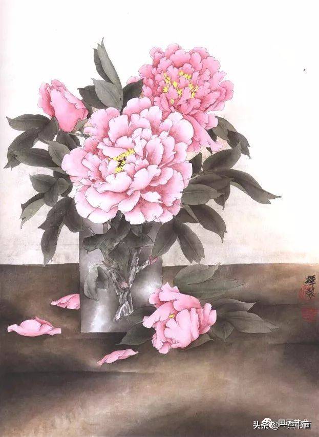 花开富贵—工笔牡丹临习范本选页欣赏