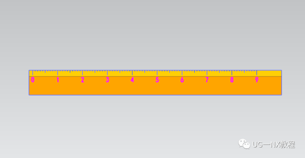 ugnx直尺数字刻度递增的两种方法