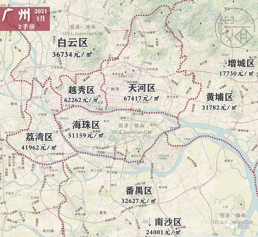 原创上海全线上涨,深圳降温明显! 【房价地图】2021.3月版出炉!