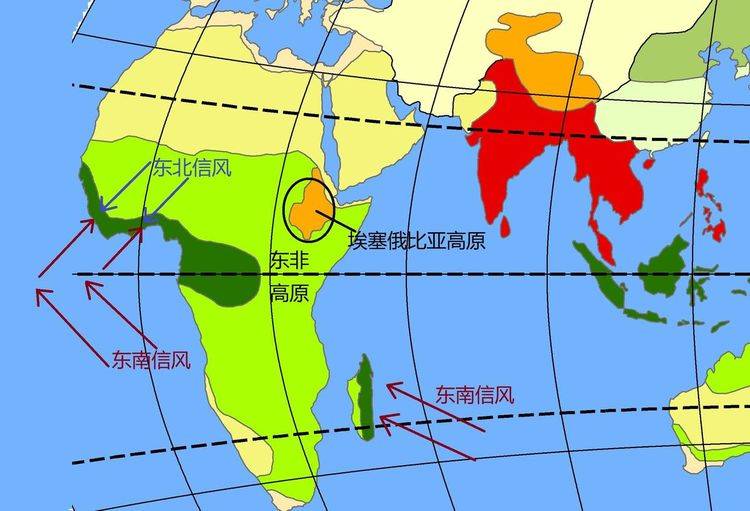 原创七大洲中面积第二大的非洲,拥有的气候类型数量却仅比南极洲多