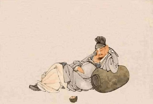 不足1.5米的酒鬼诗人刘伶,3天喝完一大缸酒,李白为其作诗