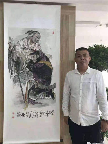 画家孙铁国画作品亮相西安书画艺术博览会