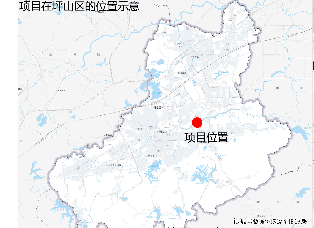 深圳坪山丨燕子湖片区草埔旧改项目专规草案公示楼盘约22万建面环境