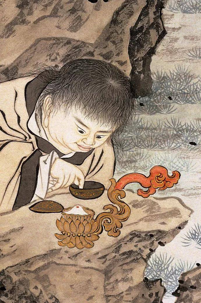 清代画家 金廷标的《罗汉图》|瀚艺术品读