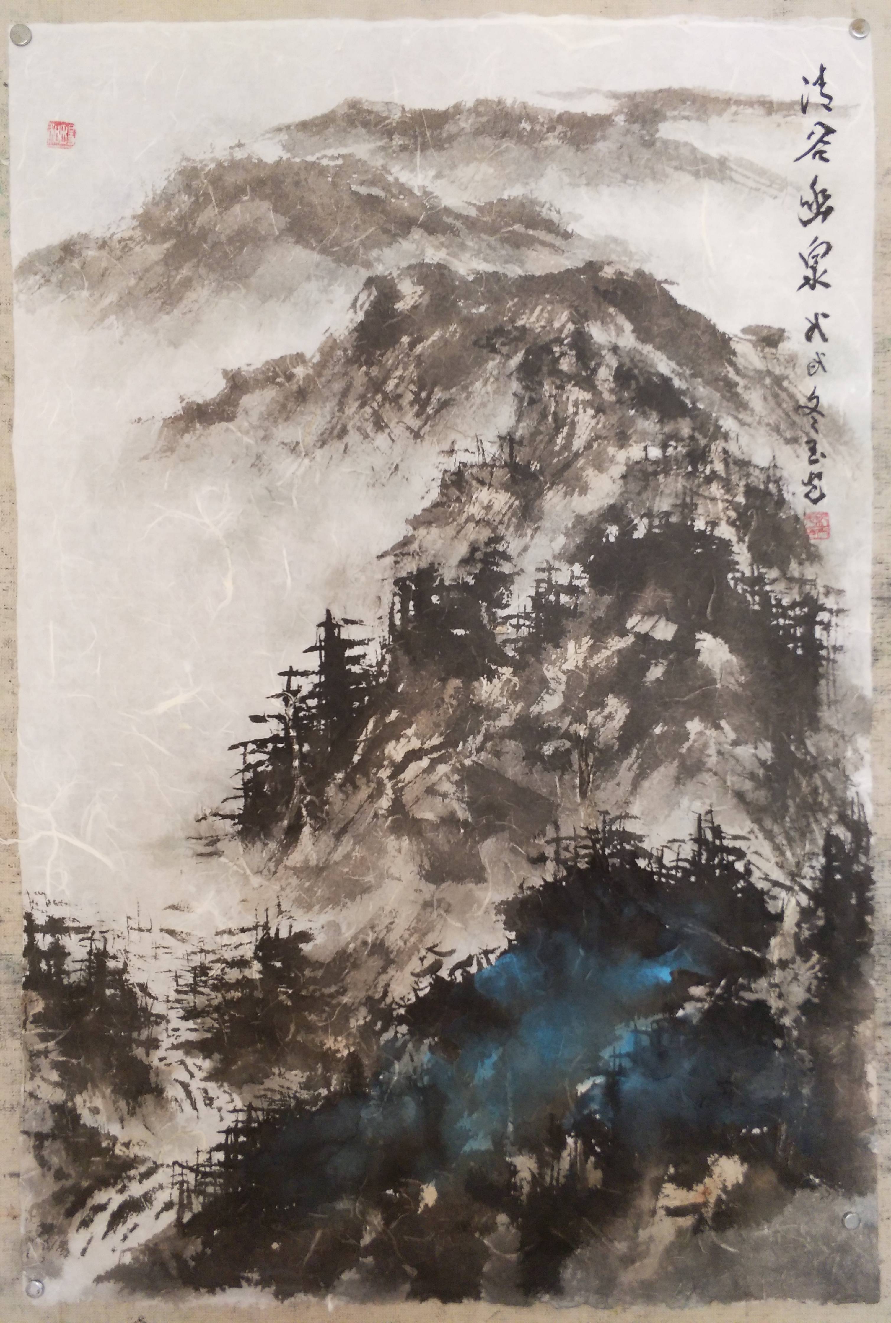 纪玉光,字玉峰,号玉峰山人,1960年生人,山东海阳人,现居青岛.