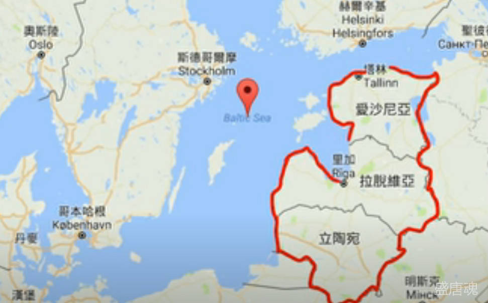 波罗的海三国位置