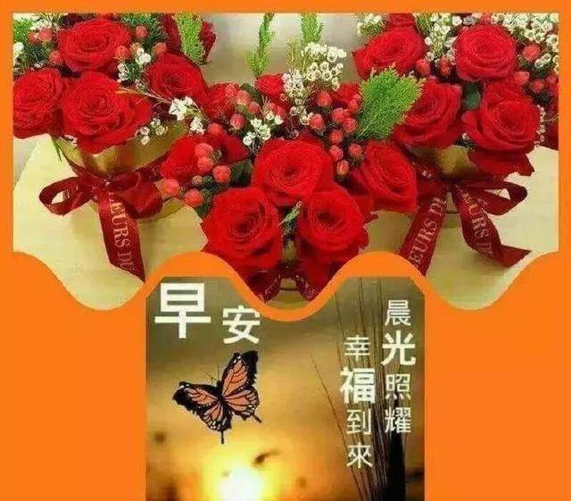 星期一清晨发圈的漂亮早上好幸福图片微信带字