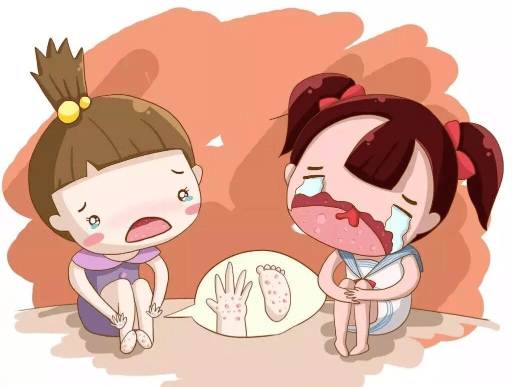 读给宝宝听的细菌故事 | 会造红色"小房子"的手足口病毒