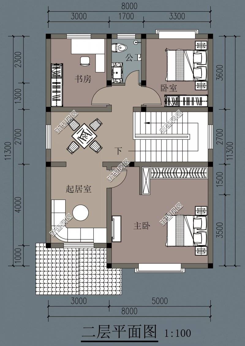 5x12米自建房设计3d图,4x12米自建房设计3d图 如果是你,你会选择哪套图纸回农村建房呢?返回搜狐,查看更多