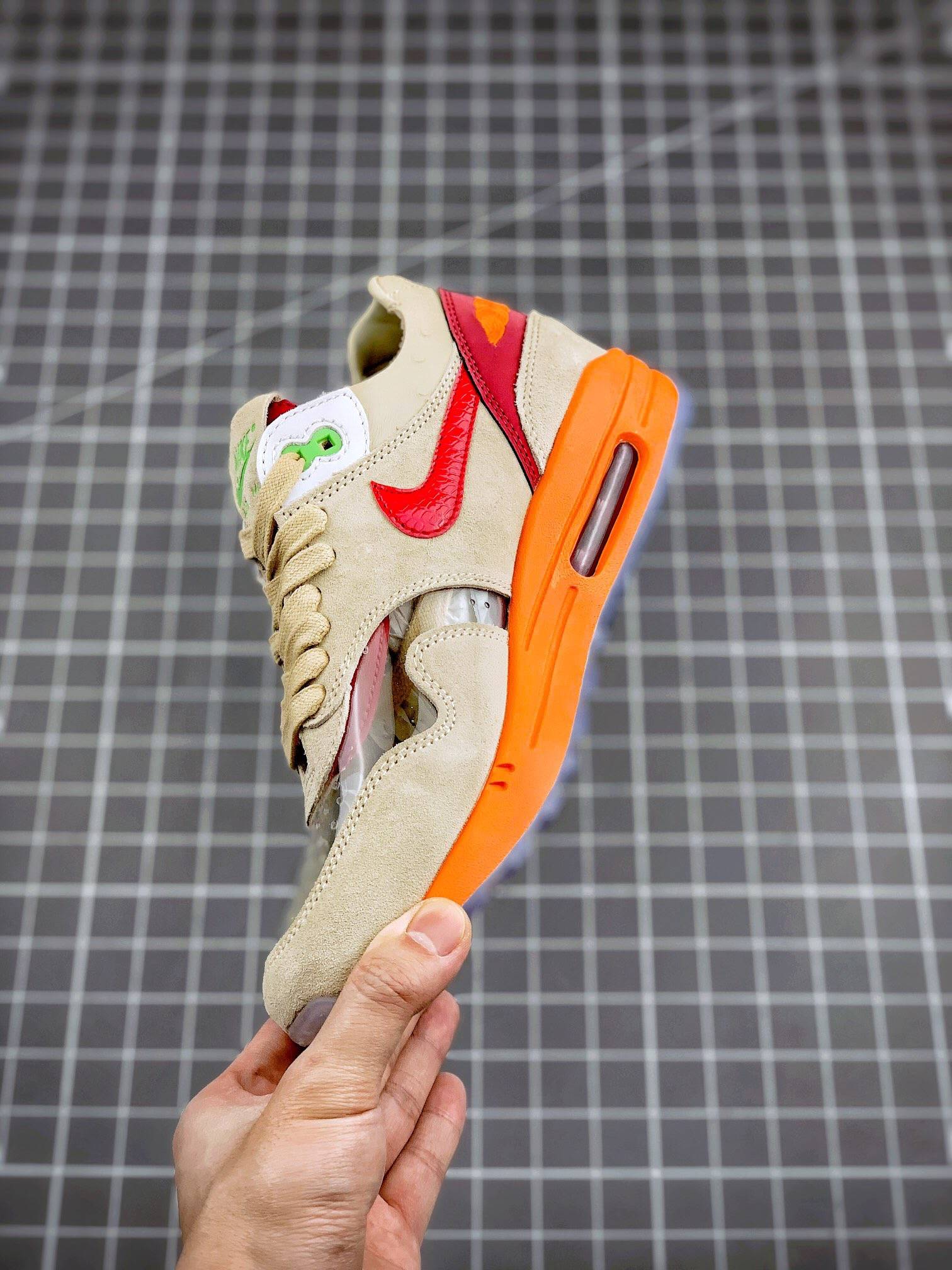 耐克凝结联名死亡之吻 clot x nike air max 1 kiss of death 运动鞋