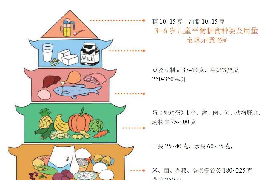3到6岁宝宝日常营养膳食宝塔,年轻宝妈须知,孩子他爸也应该看看