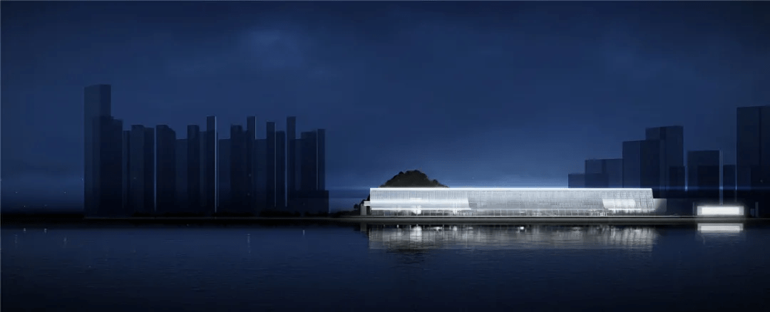 △ 夜景效果图 汤桦建筑设计