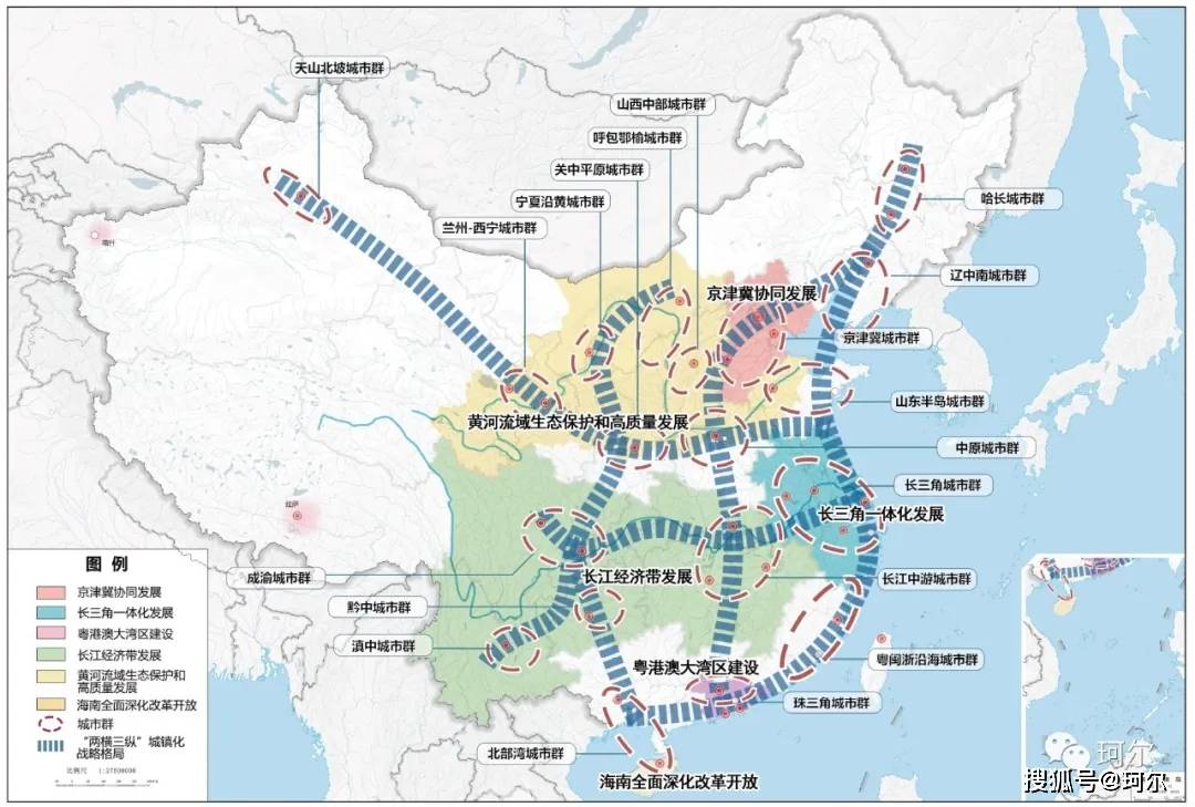 都市圈一体化是今后核心片区发展的重要战略之一,从国家层面发布的