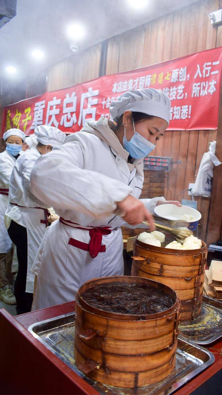 人气爆棚的鬼包子,著名"排队王,包子界的扛把子!