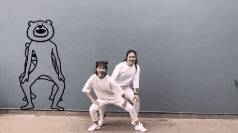 搞笑gif;妹子真人版表情包,简直不要太魔性
