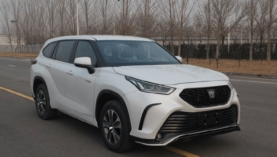 一汽丰田suv汉兰达,广汽丰田汉兰达suv 难道会叫"皇冠suv"?一汽丰田版汉兰达实车图