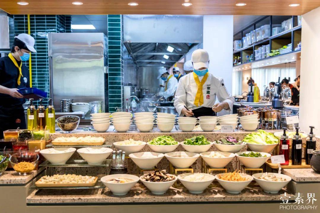 够潮杭州空降高端素食自助餐厅全球风味统统有