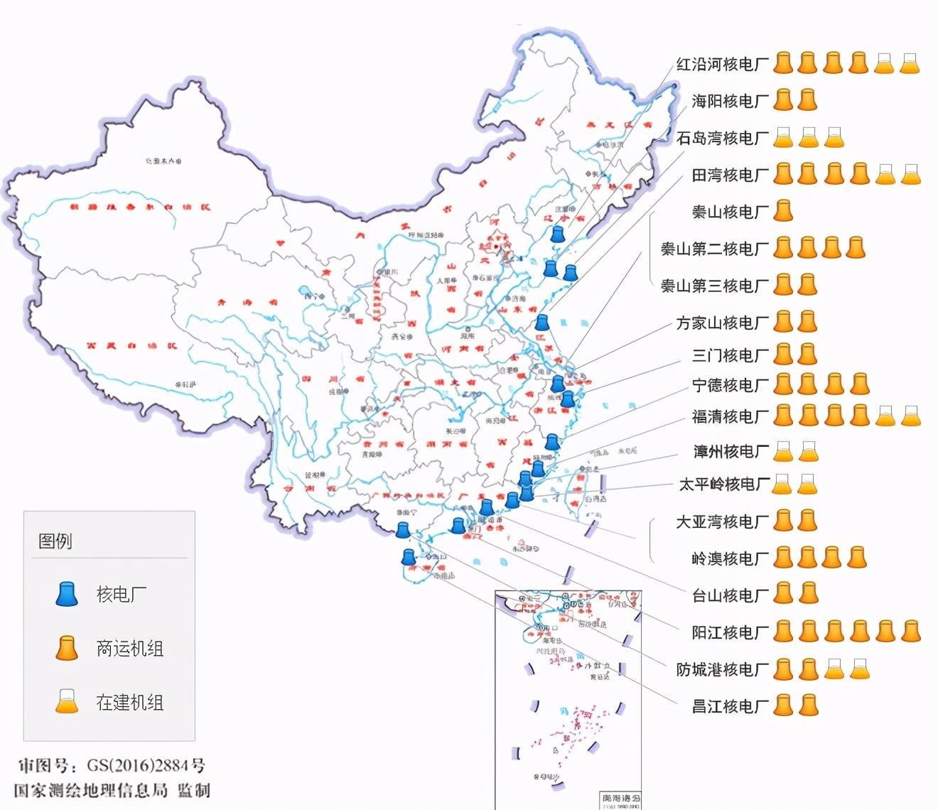 科普:你知道我国的核电厂都在哪里嘛?_福岛核电站