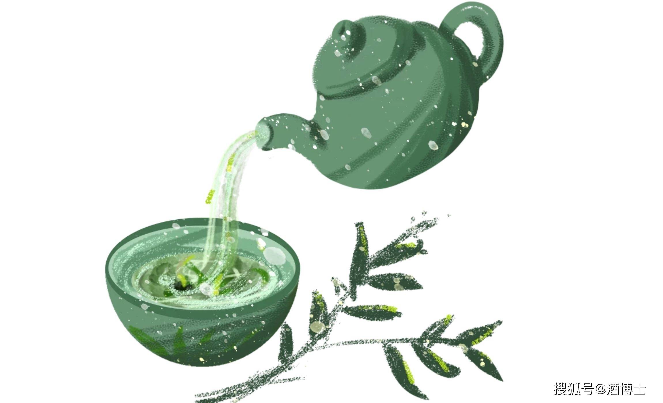 谷雨茶"春山谷雨前,并手摘芳烟"谷雨入深春,茶树在雨水的滋润下芽叶