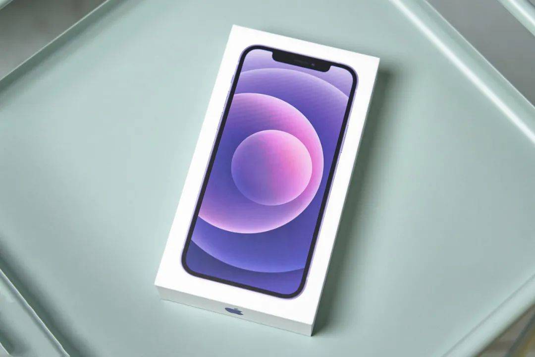 紫色版iphone 12 开箱,颜值爆表!_苹果