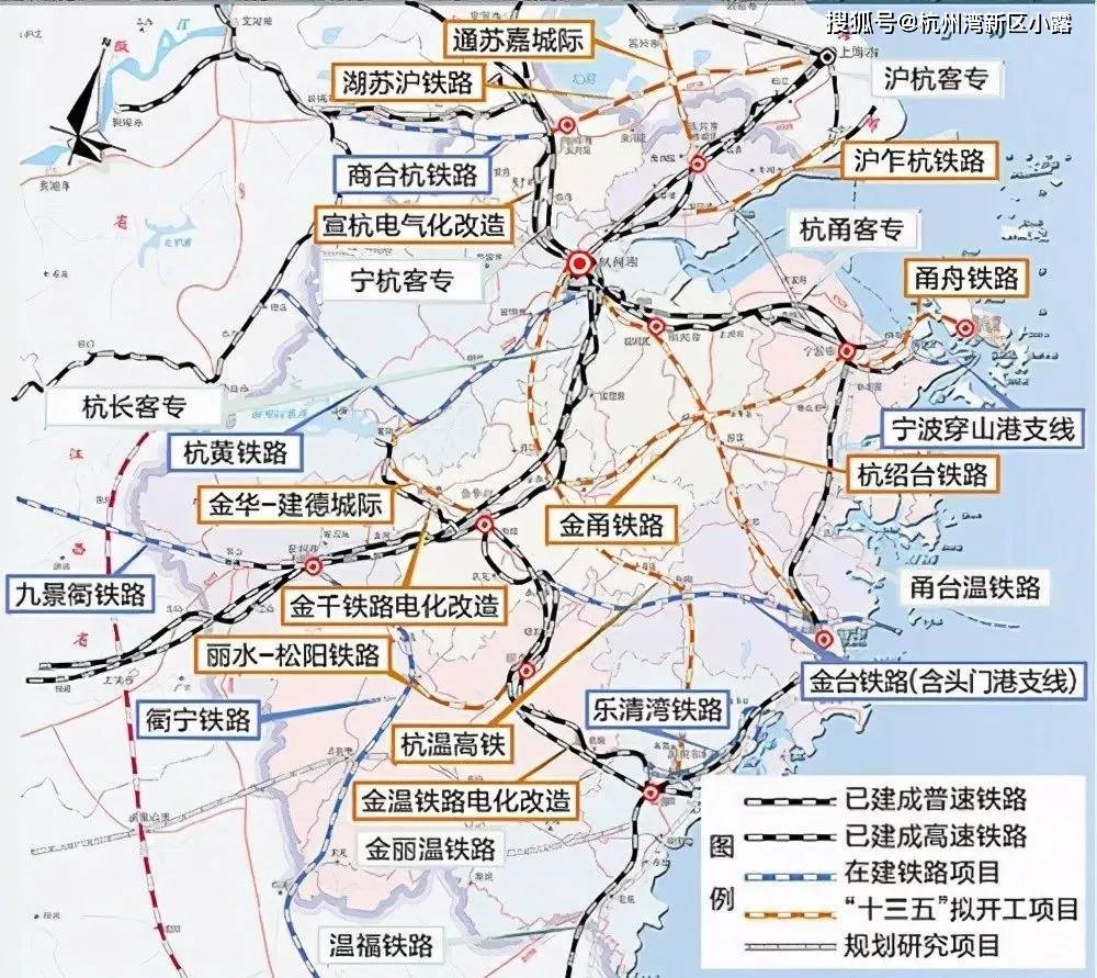 浙江人民最期待的高铁项目,温福,通苏嘉甬,沪苏湖,杭温等4条铁路