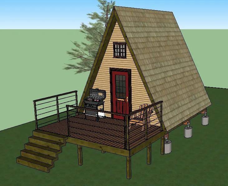 如何独立建造一座小木屋