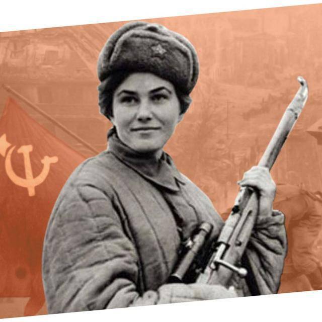 原创苏军女狙击手柳德米拉:外号"死亡夫人",射杀超过300名德军