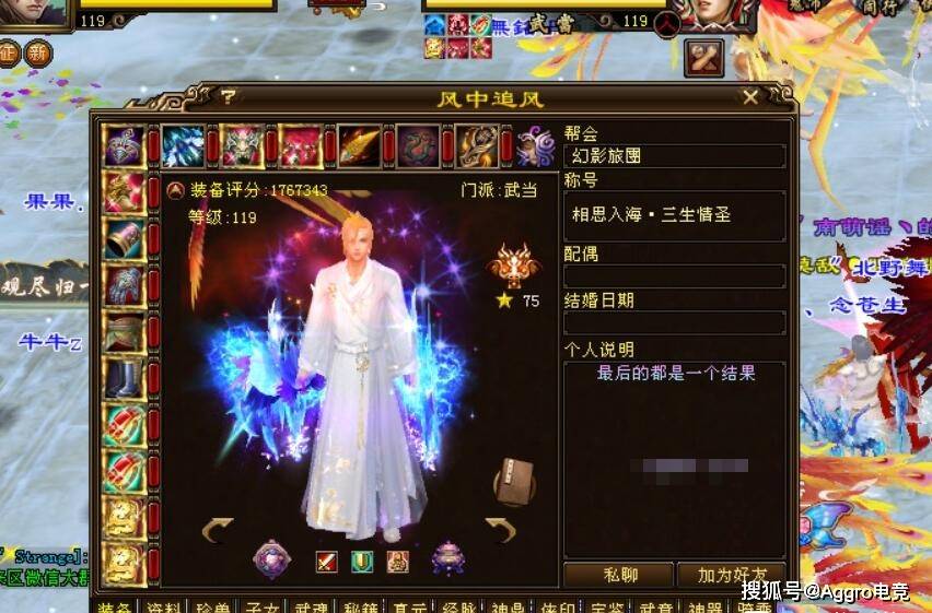 同时也是大家想要超越的对象,有时候野外pk或者帮战,不管是乱战之中击